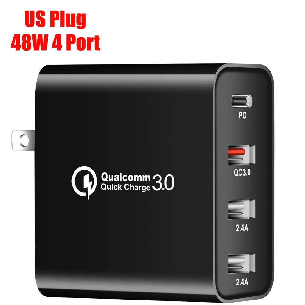 Mobile Phone Charger PD QC Dual Fast Charging Head
