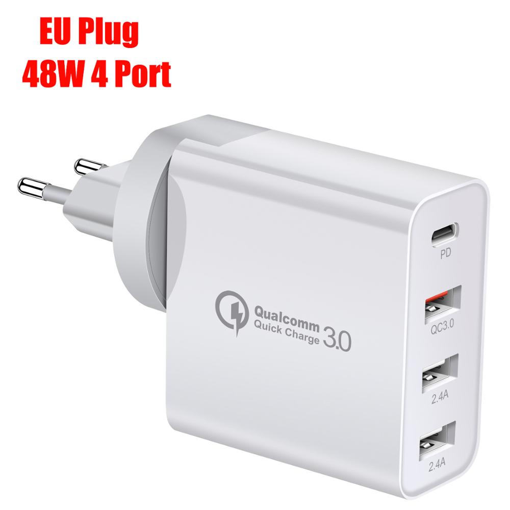 Mobile Phone Charger PD QC Dual Fast Charging Head